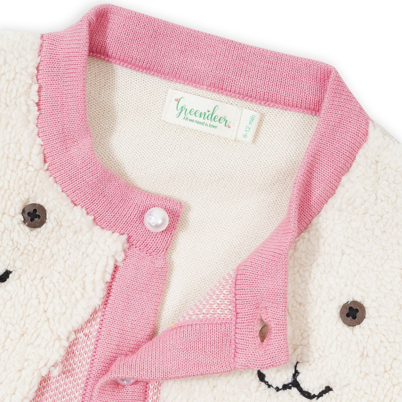 Wiskers Jacquard Sweater Set of 2 - Pink