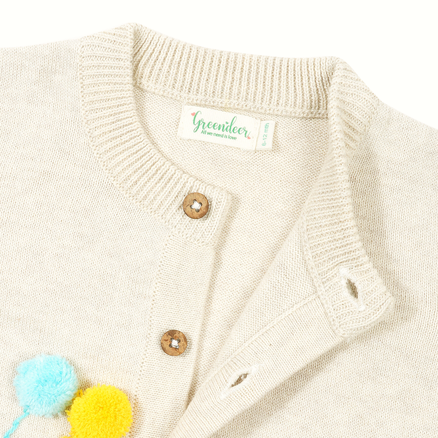 Balloon and Wiskers Jacquard Sweater Combo - Multicolor