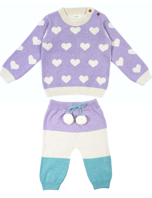Lavender Love Sweater Set